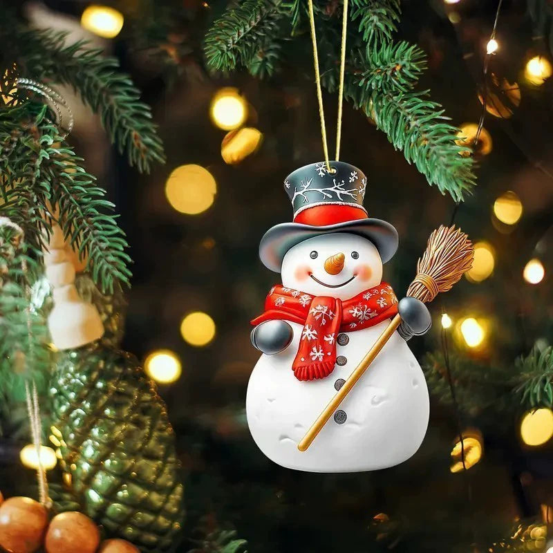 🎄🎅⛄【Купете 12, вземете 12 безплатно】Сладка коледна украса „Снежен човек“