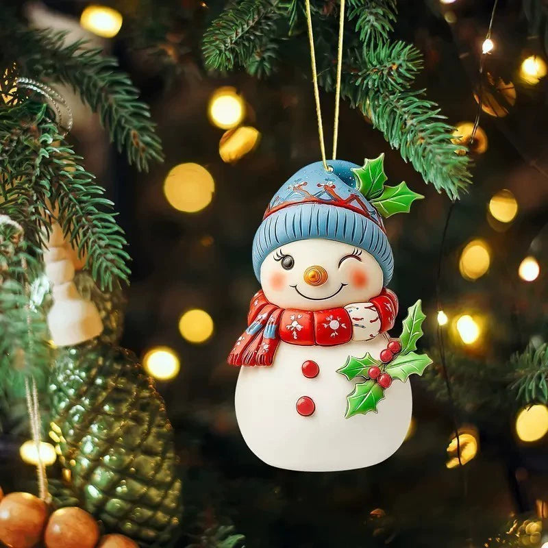 🎄🎅⛄【Купете 12, вземете 12 безплатно】Сладка коледна украса „Снежен човек“