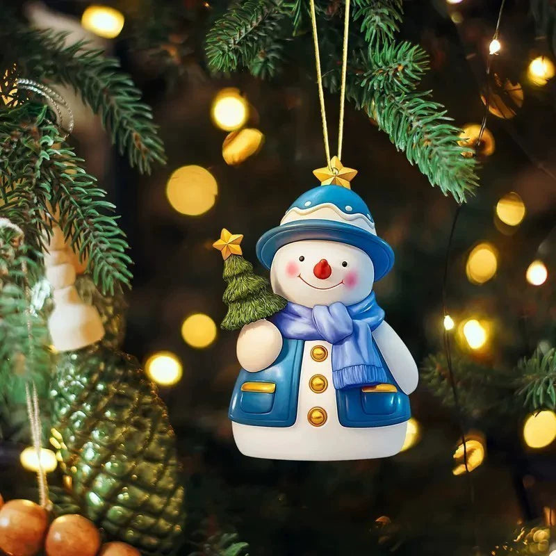 🎄🎅⛄【Купете 12, вземете 12 безплатно】Сладка коледна украса „Снежен човек“