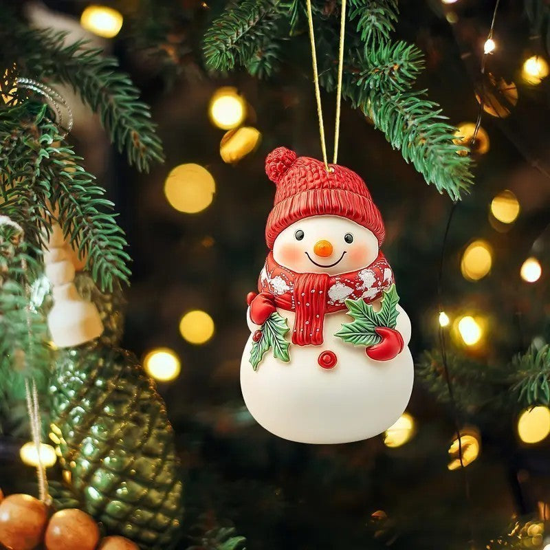 🎄🎅⛄【Купете 12, вземете 12 безплатно】Сладка коледна украса „Снежен човек“
