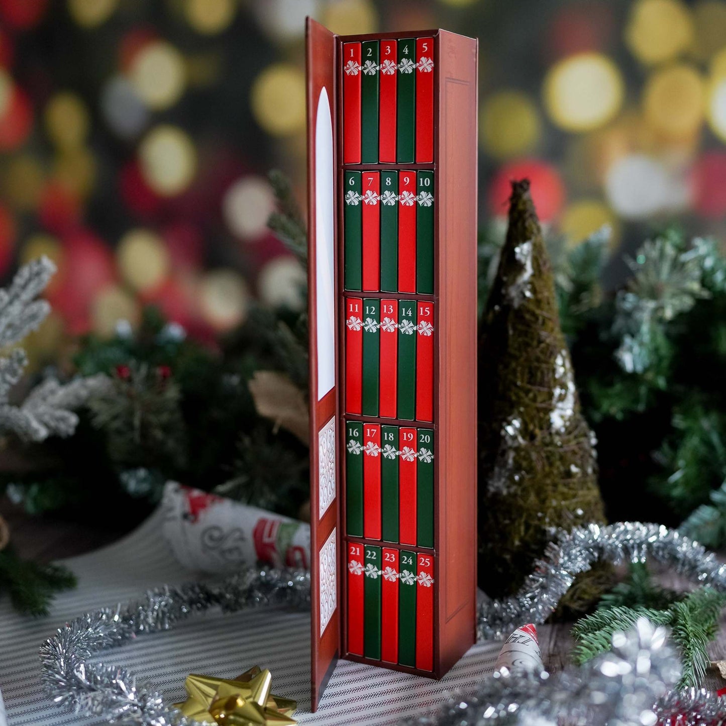 ✨📚 Mini Book Ornament Advent-Коледна изненада на кутията за сляпо(25 книги)