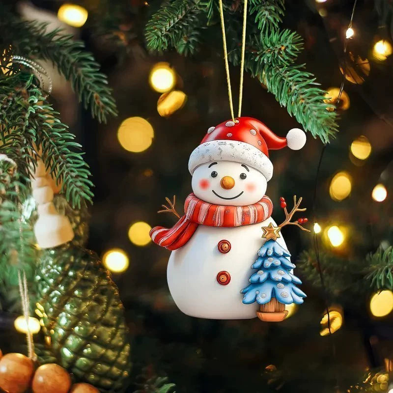 🎄🎅⛄【Купете 12, вземете 12 безплатно】Сладка коледна украса „Снежен човек“