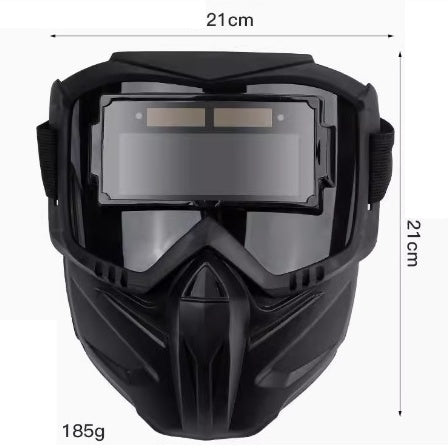 🔥⚡Автоматично затъмняващa се заваръчна каска с пълно лице