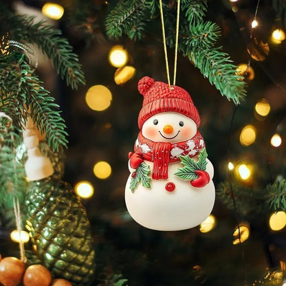 🎄🎅⛄【Купете 12, вземете 12 безплатно】Сладка коледна украса „Снежен човек“