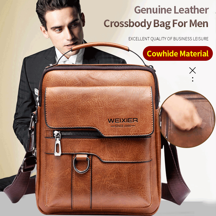 🔥ограничена във времето оферта🔥2025 Нова Оксфорд кожена мъжка чанта за рамо