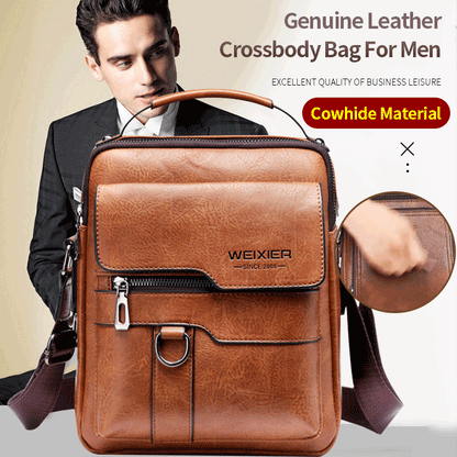 🔥ограничена във времето оферта🔥2025 Нова Оксфорд кожена мъжка чанта за рамо